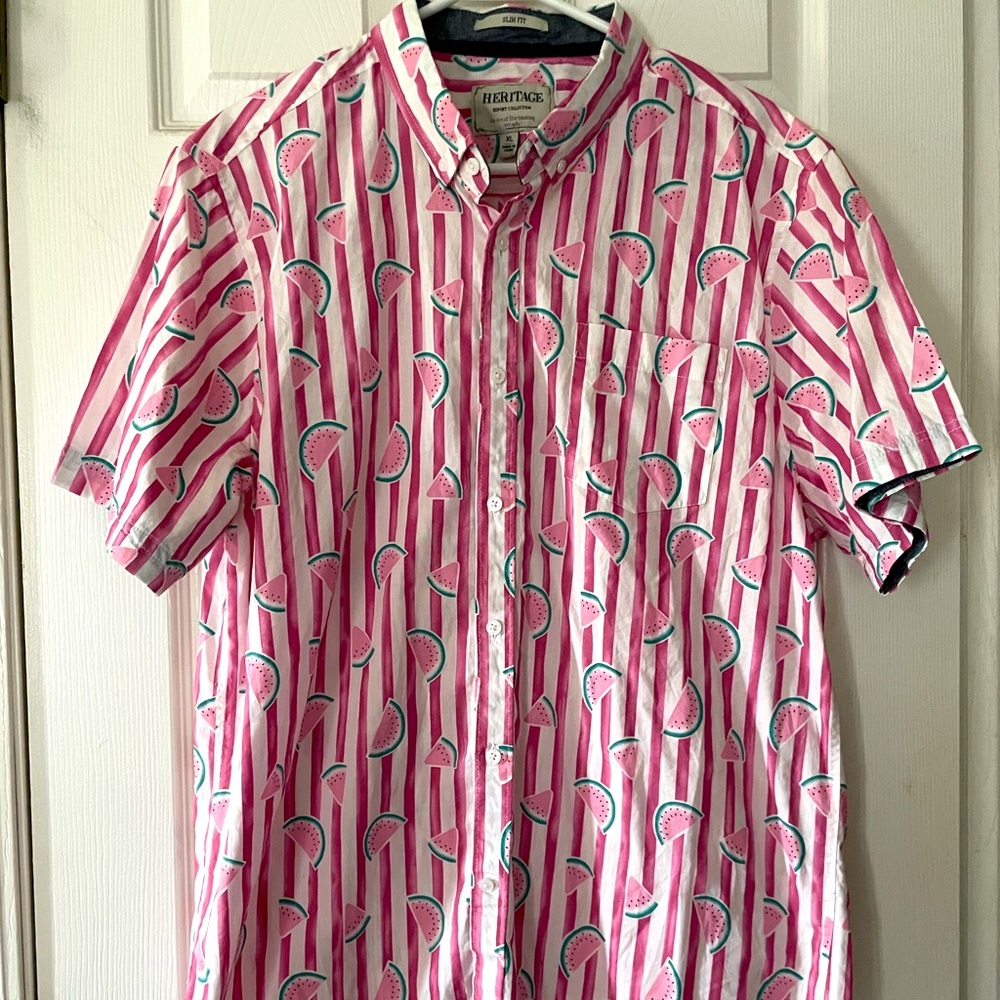Mens Watermelon 🍉 Button Down